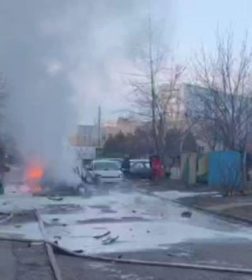 В оккупированном Энергодаре взорвали автомобиль с пророссийским чиновником В оккупированном Энергодаре взорвали автомобиль с пророссийским чиновником