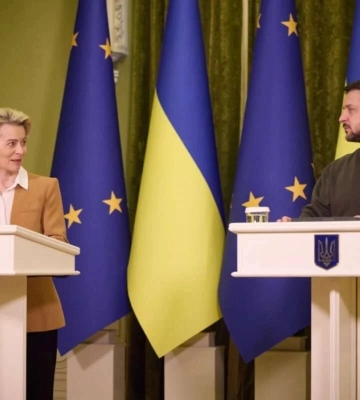 Путин совершил две большие стратегические ошибки, напав на Украину, — Урсула фон дер Ляйен Путин совершил две большие стратегические ошибки, напав на Украину, — Урсула фон дер Ляйен