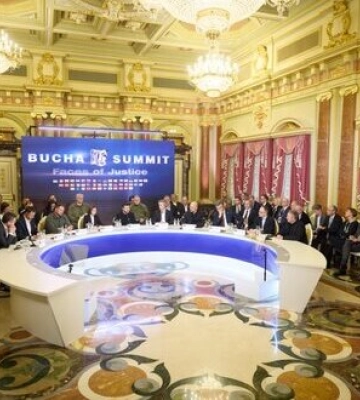 Україна ініціювала Бучанську декларацію про відповідальність Росії за військові злочини Україна ініціювала Бучанську декларацію про відповідальність Росії за військові злочини