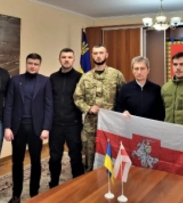 У Ковелі побувало командування білоруського полку імені Калиновського, які захищають Україну У Ковелі побувало командування білоруського полку імені Калиновського, які захищають Україну