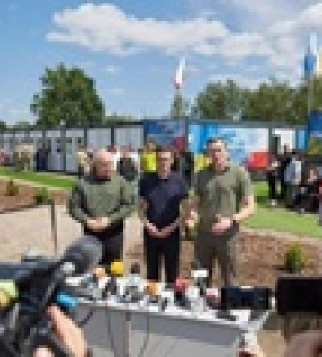 В Бородянке открыли первый модульный городок