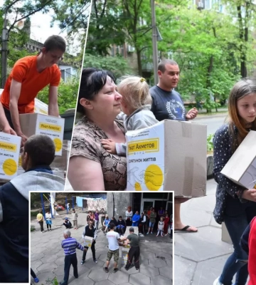 Еще одна партия продуктов от Фонда Рината Ахметова уже в Запорожье