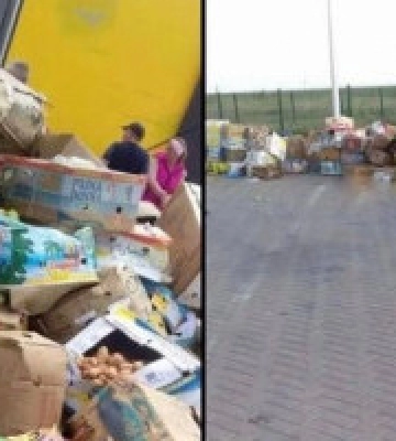Окупанти не пропускають вантажівки до Запоріжжя: водії викидають тонни овочів