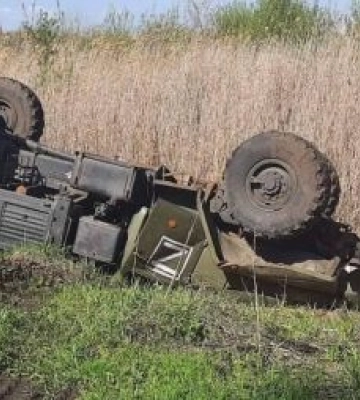 В Запорожье зафиксировано увеличение количества колонн техники россиян и новые фортификационные сооружения