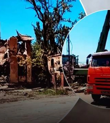 Оккупанты в Мариуполе цинично сносят дома уже даже без разбора завалов
