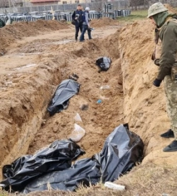 Зверства россиян на Киевщине: не удалось установить личности более 200 убитых