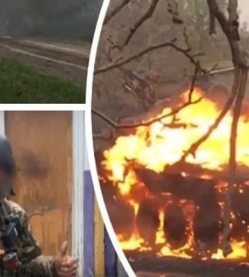 Можна дивитися вічно: як прикордонники знищили російську техніку
