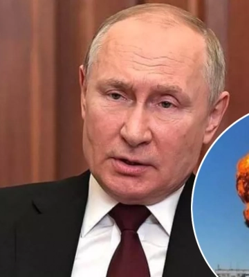 Осунувшийся и весь в морщинах.  Путин из бункера угрожает Украине новыми ударами 