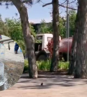 Враг в Мариуполе: оккупанты поливают газоны для видео, а люди в очереди за водой несколько дней