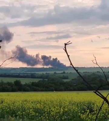 Силы обороны сбили российский самолет Су-25 в Запорожье: эпическое видео