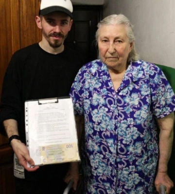 90-летняя жительница Николаева отдала все свои сбережения на нужды украинской армии