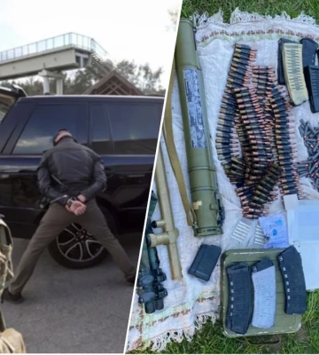 Под Черниговом СБУ задержала преступников с российским оружием 