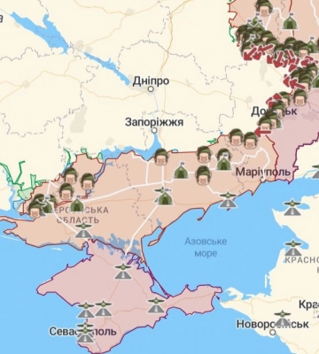 Россияне отводят подразделения из двух районов Запорожской области