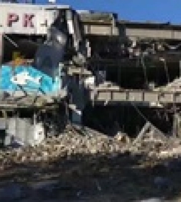 В Харькове оккупанты разрушили супермаркет