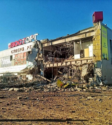 В сети показали страшные последствия ночного обстрела Харькова