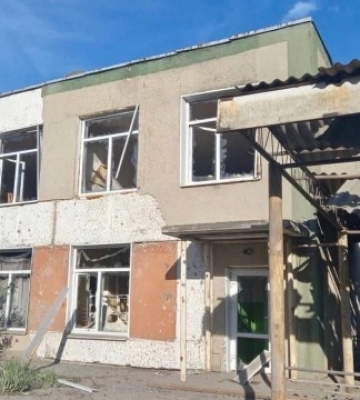 В Запорожской области враг обстрелял детский сад в Степногорске - ОВА