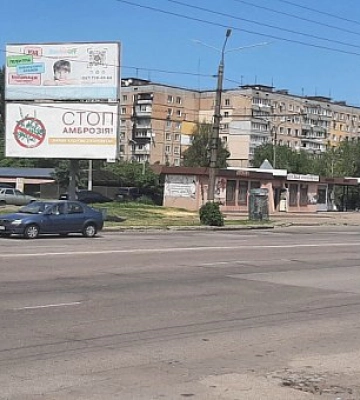 Щоб недопустити розповсюдження амброзії, криворізькі чиновники розмістили борди