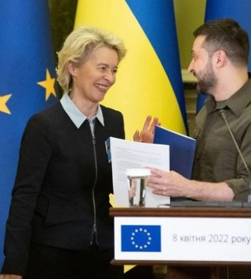 Путь в ЕС. Заключение о статусе кандидата для Украины будет готово к концу следующей недели — фон дер Ляен
