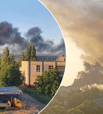 В оккупированном Бердянске прогремели три мощных взрыва 