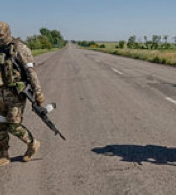 росіяни будують «державний кордон» у Василівці на Запоріжжі
