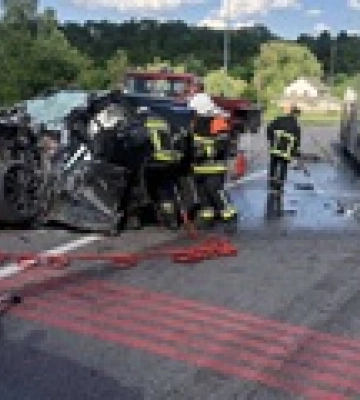 В Винницкой области пассажирский автобус попал в аварию