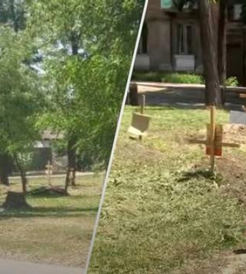 Каждый день на импровизированных кладбищах Мариуполя появляются новые могилы