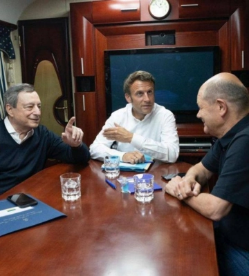 Макрон, Шольц и Драги приехали в Украину: что известно