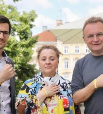 Нино Катамадзе и мэр Фрайбурга стали амбассадорами проекта UNBROKEN во Львове