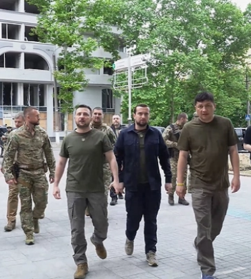 Зеленский приехал в Николаев