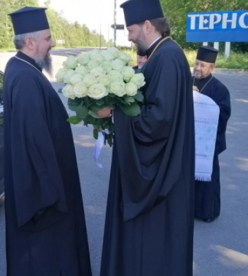 В Тернополе митрополит Епифаний прославляет чудотворную икону Божией Матери