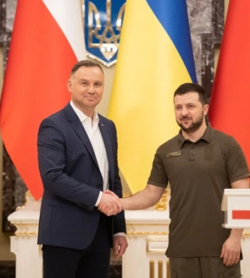 Президент Польши приехал в Киев