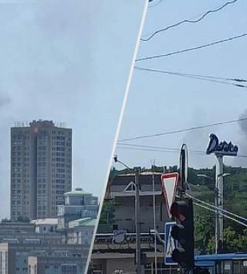В оккупированном Донецке взрывы — горит склад боеприпасов
