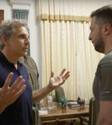 Голливудский актер Бен Стиллер побывал в Ирпене и встретился с Зеленским: видео