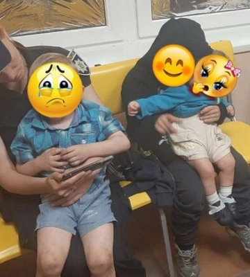 Полиция Киева обнаружила на Борщаговке маленьких детей, гуляющих в комендантский час