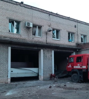 Россияне обстреляли пожарную часть в Донецкой области, есть раненые