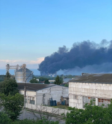 В оккупированном г. Сватово взрывы на военных складах, - соцсети. ВИДЕО+ФОТО