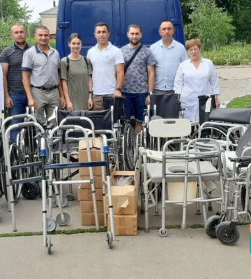 Засоби для догляду та реабілітації – лікарням півдня Одещини від ротарійців (відео)