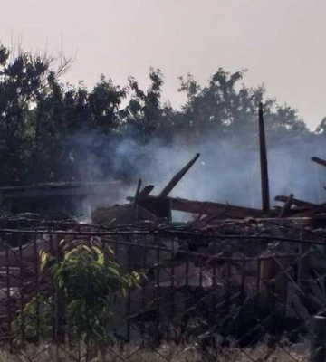 Ракетна атака по житлових будинках в Очакові: з’явилися фото наслідків