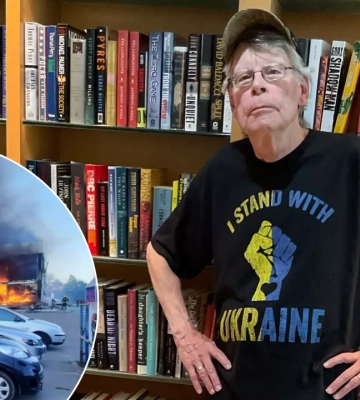 Стивен Кинг прокомментировал обстрел ТЦ в Кременчуге