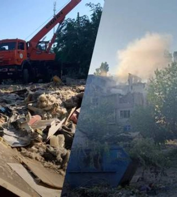 В ГСЧС показали последствия ракетного удара по жилому дому в Николаеве