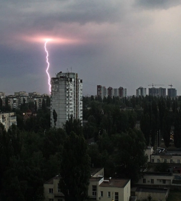 У Києві оголошено штормове попередження