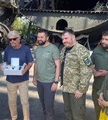 Ричард Брэнсон посетил Гостомель
