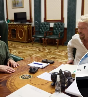 Засновник Virgin Galactic Бренсон зустрівся із Зеленським 