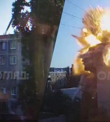 Ким выложил видео, как российская ракета попала в жилой дом в Николаеве