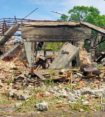 Результати обстрілу Великої Костромки Криворізького району (ФОТО)