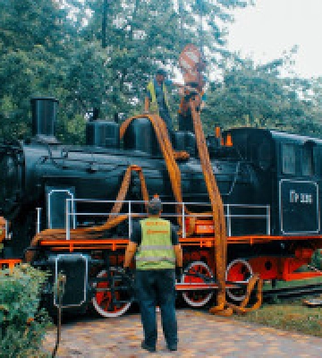 До Київської дитячої залізниці після ремонту повернувся легендарний паровоз