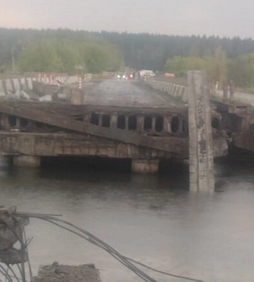 Скільки часу знадобиться на відновлення зруйнованого мосту в Демидові