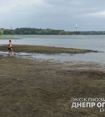В Днепре резко снизился уровень воды: заммэра прокомментировал явление