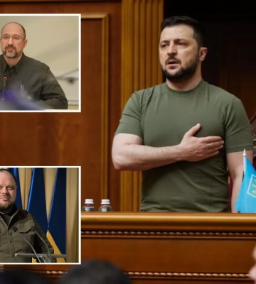Ближче до членства у ЄС. Зеленський, Шмигаль і Стефанчук підписали у Раді історичну заяву