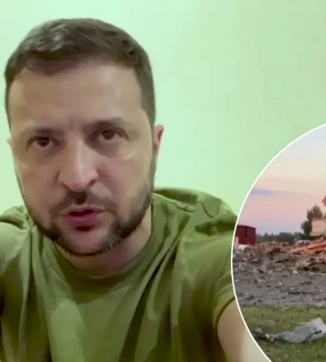 Зеленский в обращении рассказал о ракетной показухе России (видео)